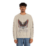 Veterans Day Sweatshirt, Freedom Isn't Free Eagle Pullover, Patriotic Military Top, Veteran Gift, American Pride, USA Clothing