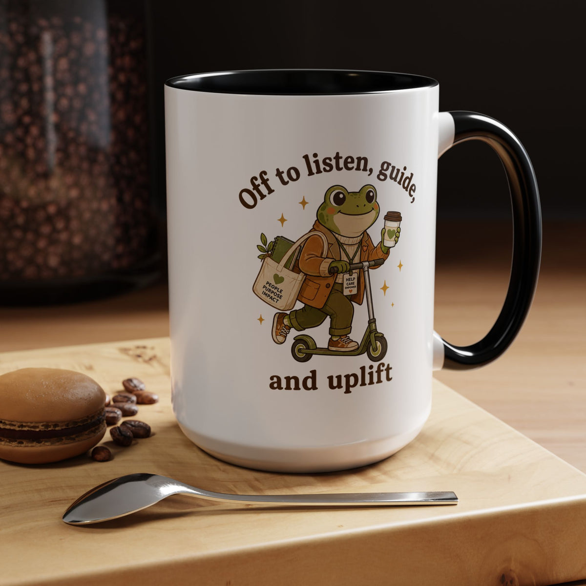 School Counselor Coffee Mug, Frog Counselor Gift, Mental Health Professional Mug, Therapist Gift, Counselor Appreciation Cup