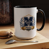 Personalized Initial Name Mug, Custom Monogram Coffee Mug for Men and Boys, Letter Mug with Name, Birthday Gift for Son, Unique Custom Cup