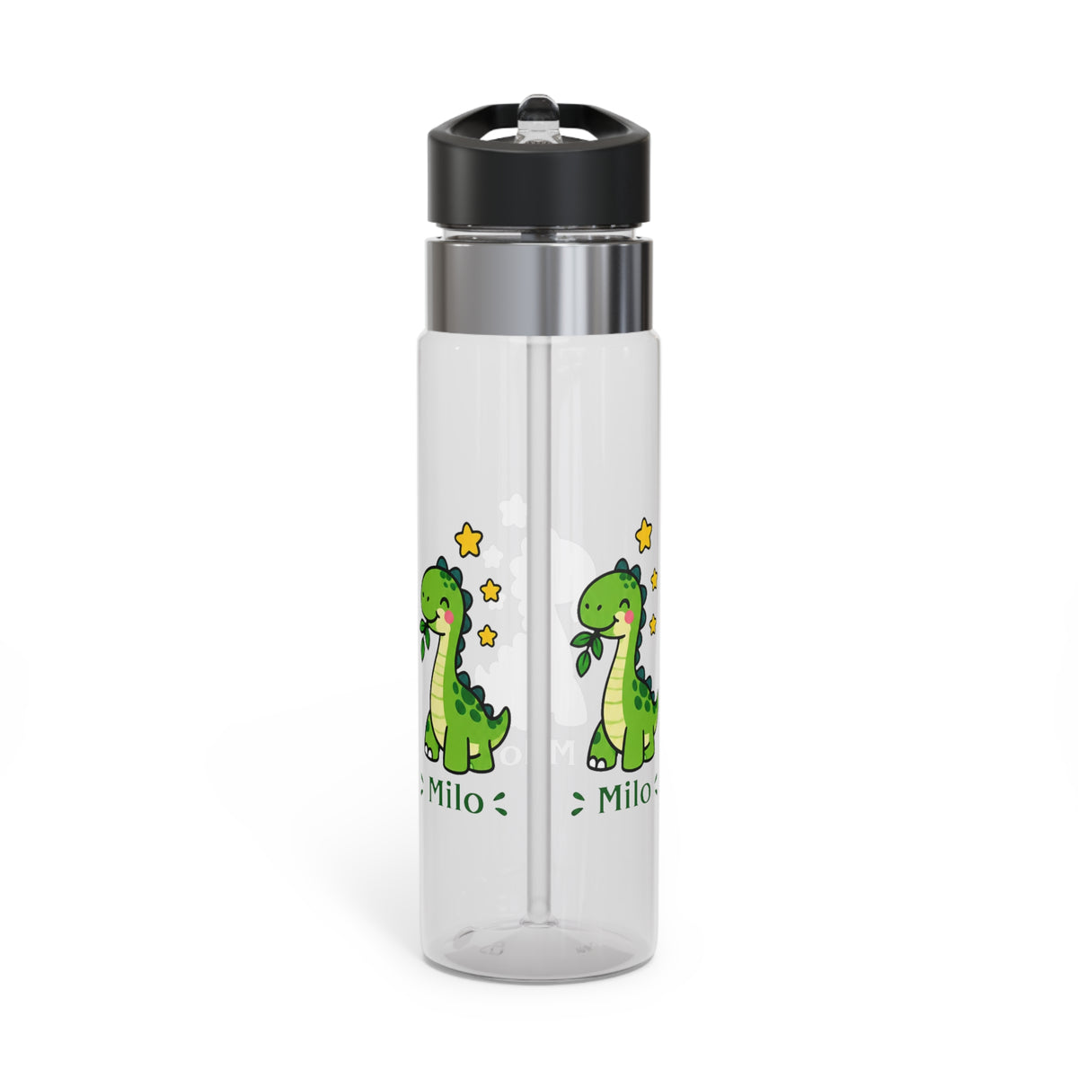 Personalized Dinosaur Water Bottle for Kids, Cute Dino Bottle for Boys, School Sports Bottle, Dinosaur Gift, Birthday Gift for Children