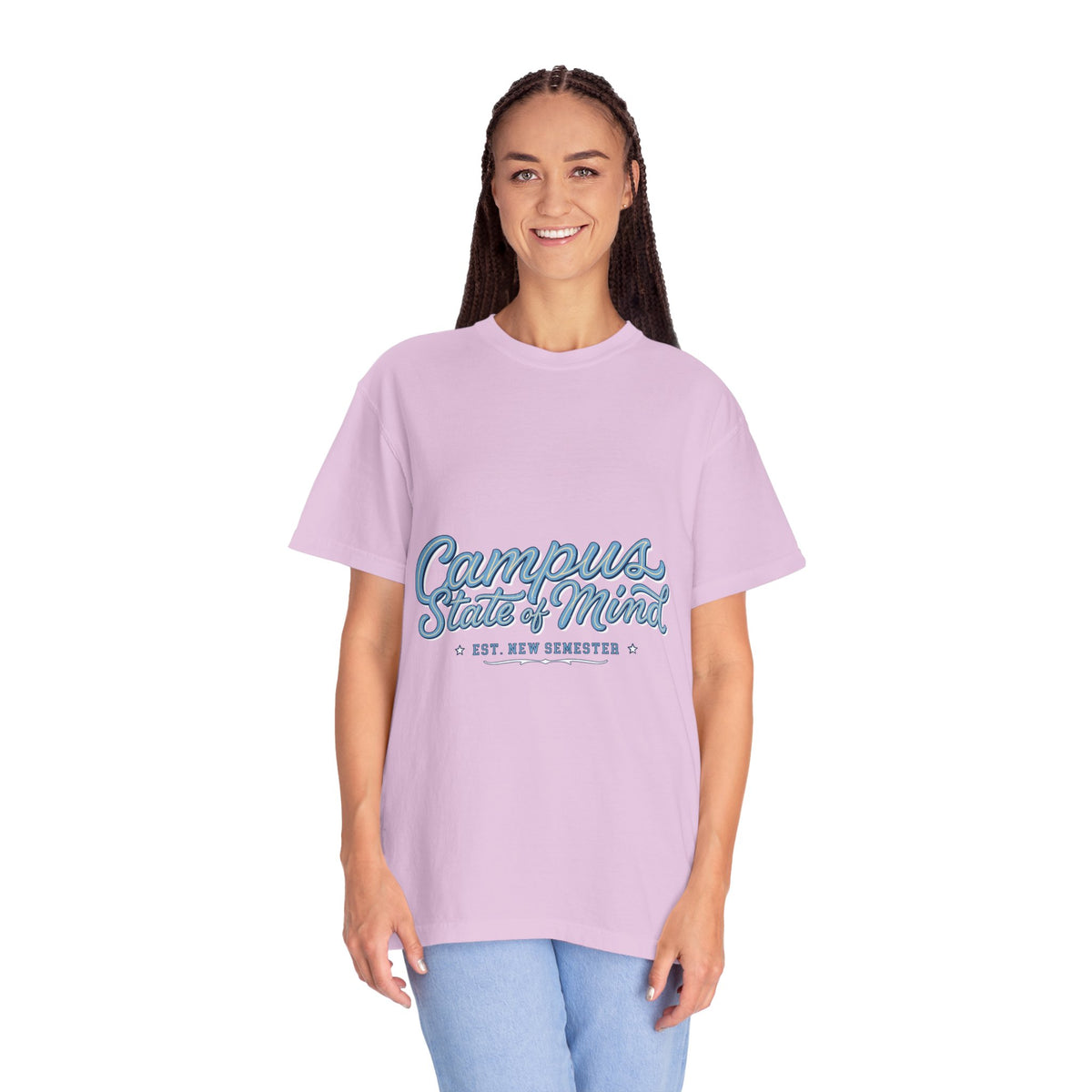 Campus State of Mind T-Shirt, New Semester College Graphic Tee, University Student Gift, Back to School Shirt, Campus Outfit, Dorm Life
