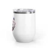 Magical Wine Tumbler, Create Your Own Magic Cup, Floral Fantasy Drinkware, Witchy Gift for Her, Birthday Gift for Magic Lover