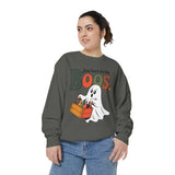 Funny Halloween Ghost Sweatshirt, Where My Boos At Party Pullover, Spooky Season Drinking Gift for Beer Lover, Adult Costume Party Outfit