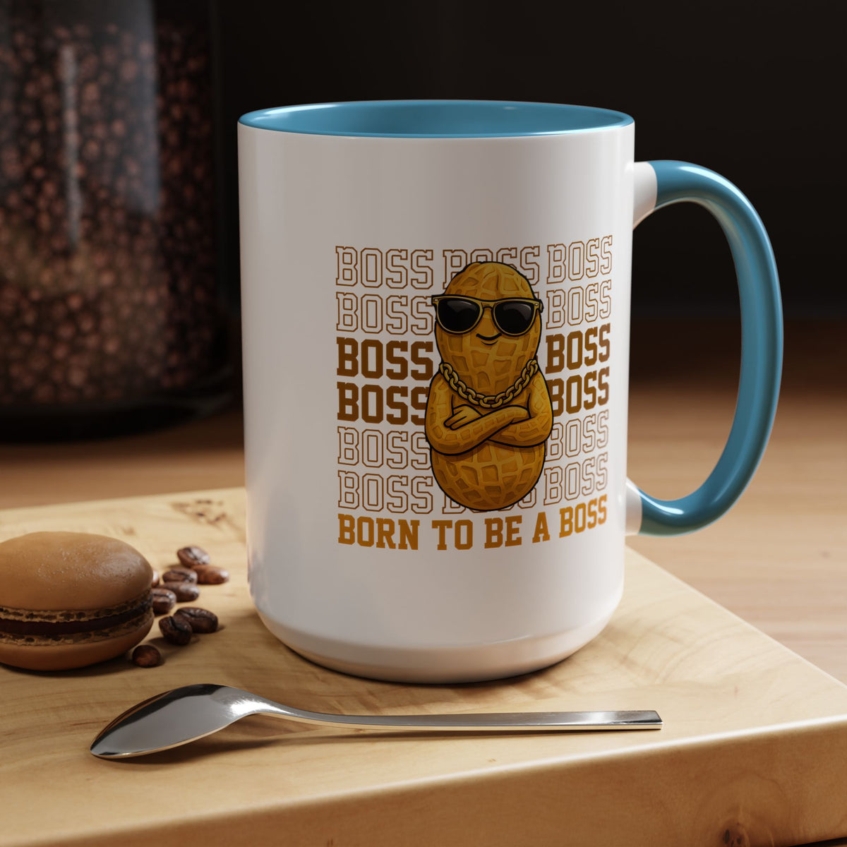 Born to Be a Boss Mug, Funny Boss Coffee Mug, Leadership Gift for Manager, Entrepreneur Coffee Cup, Office Desk Gift