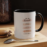 You Are Loved Strong Enough Blessed Coffee Mug, Encouraging Mental Health Gift for Friends, Cute Inspirational Daily Affirmations Tea Cup with Pink Handle