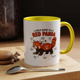 Red Panda Mug, Funny Field Guide Coffee Cup, Cute Wildlife Gift for Red Panda Lover, Zookeeper Present, Animal Birthday Gift for Kids