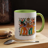 Retro Disco Birthday Coffee Mug, 70s Roller Skating Party Design, Groovy Gift for a Skater Friend Who Loves Colorful Nostalgic Drinkware