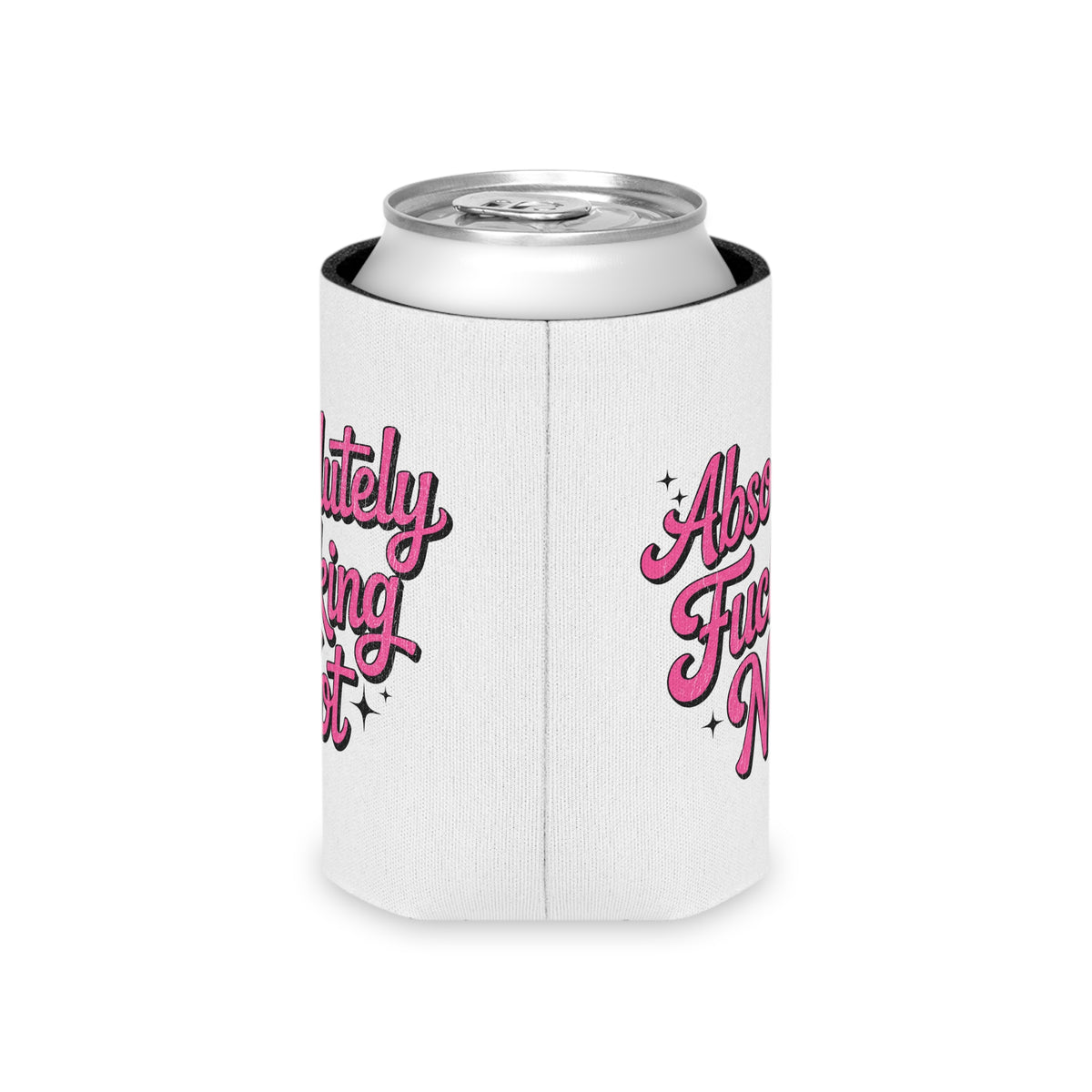 Absolutely Not Can Cooler, Funny Sarcastic Drink Sleeve, Sassy Gift for Best Friends, Coworkers and Adults
