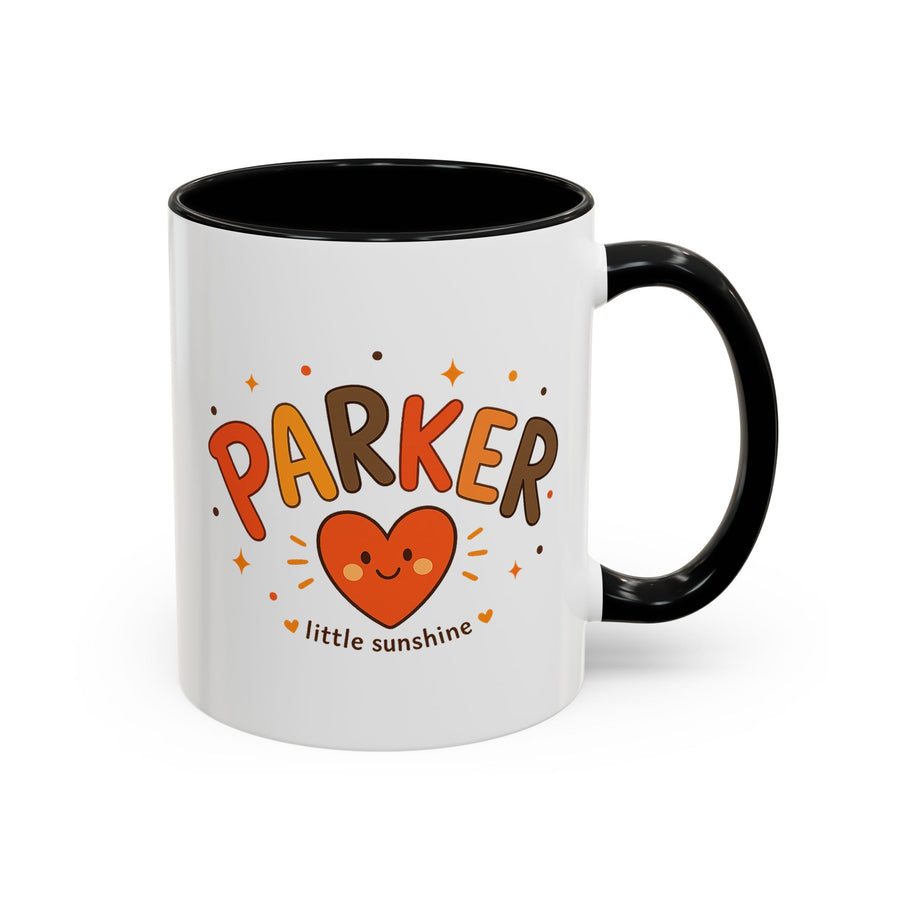 Personalized Family Name Mug, Custom Last Name Coffee Mug, Parker Little Sunshine Gift, Personalized Family Coffee Cup for Parents