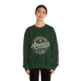 America 250 Sweatshirt, We The People Pullover, 1776 2026 USA Anniversary Top, Patriotic American Heritage Gift, Vintage Americana