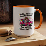 Funny Unicorn Coffee Mug, Making My Quiet Exit From The Nonsense Mug, Sarcastic Unicorn Gift, Chaos Creature Coffee Cup, Funny Coworker Mug