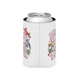 Bird Lover Can Cooler, Just a Girl Who Loves Birds, Cute Birdwatching Drink Holder, Nature Lover Gift for Her, Birdwatcher Gift, Party Favor