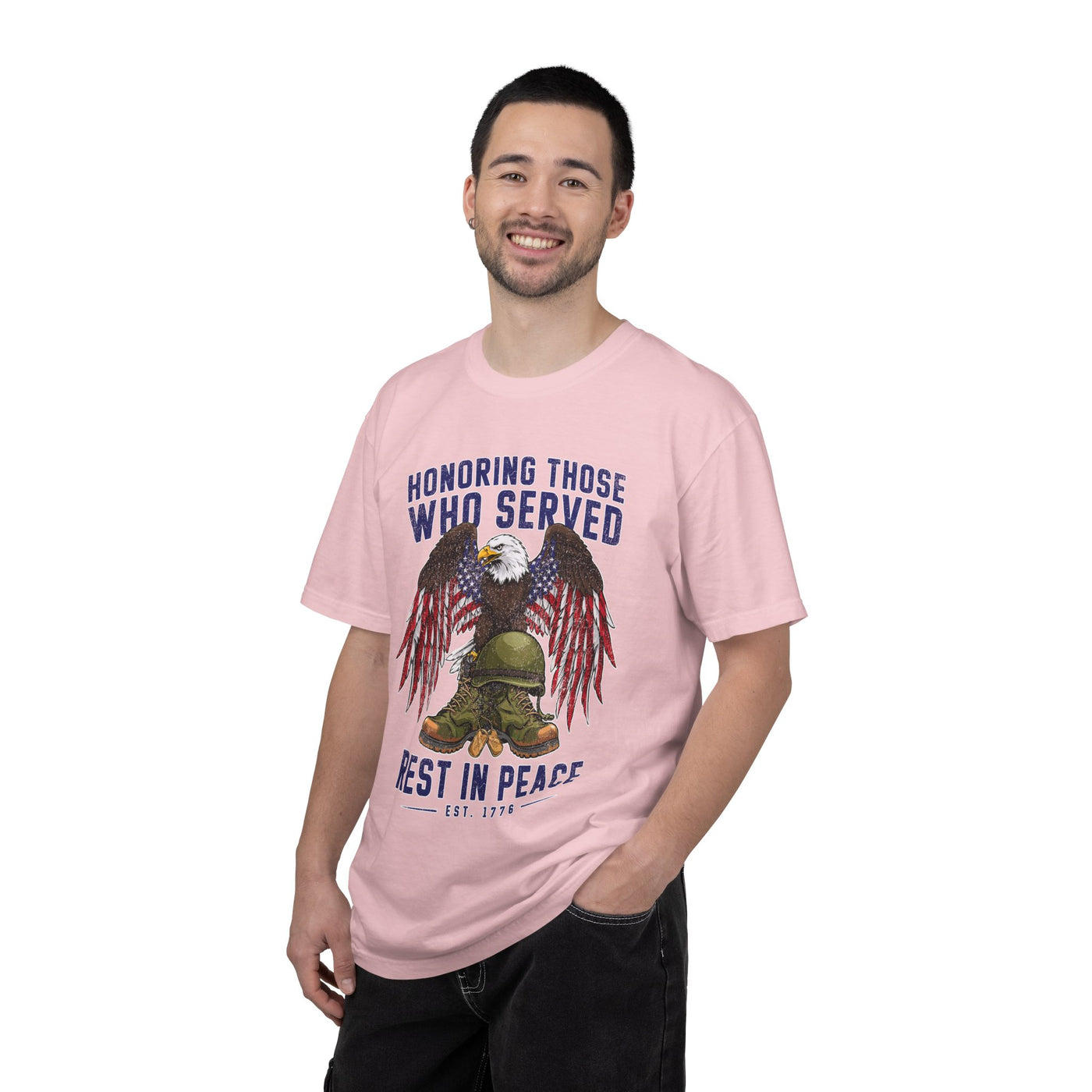 Honoring Those Who Served Shirt, Military Memorial T-Shirt, Fallen Soldier Tribute, Veteran Remembrance Gift, Patriotic Eagle Tribute Tee