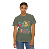 First Day of School T-Shirt, Colorful School Supplies Graphic Tee, Cute Teacher Outfit, Student Back to Class Gift, Classroom Shirt
