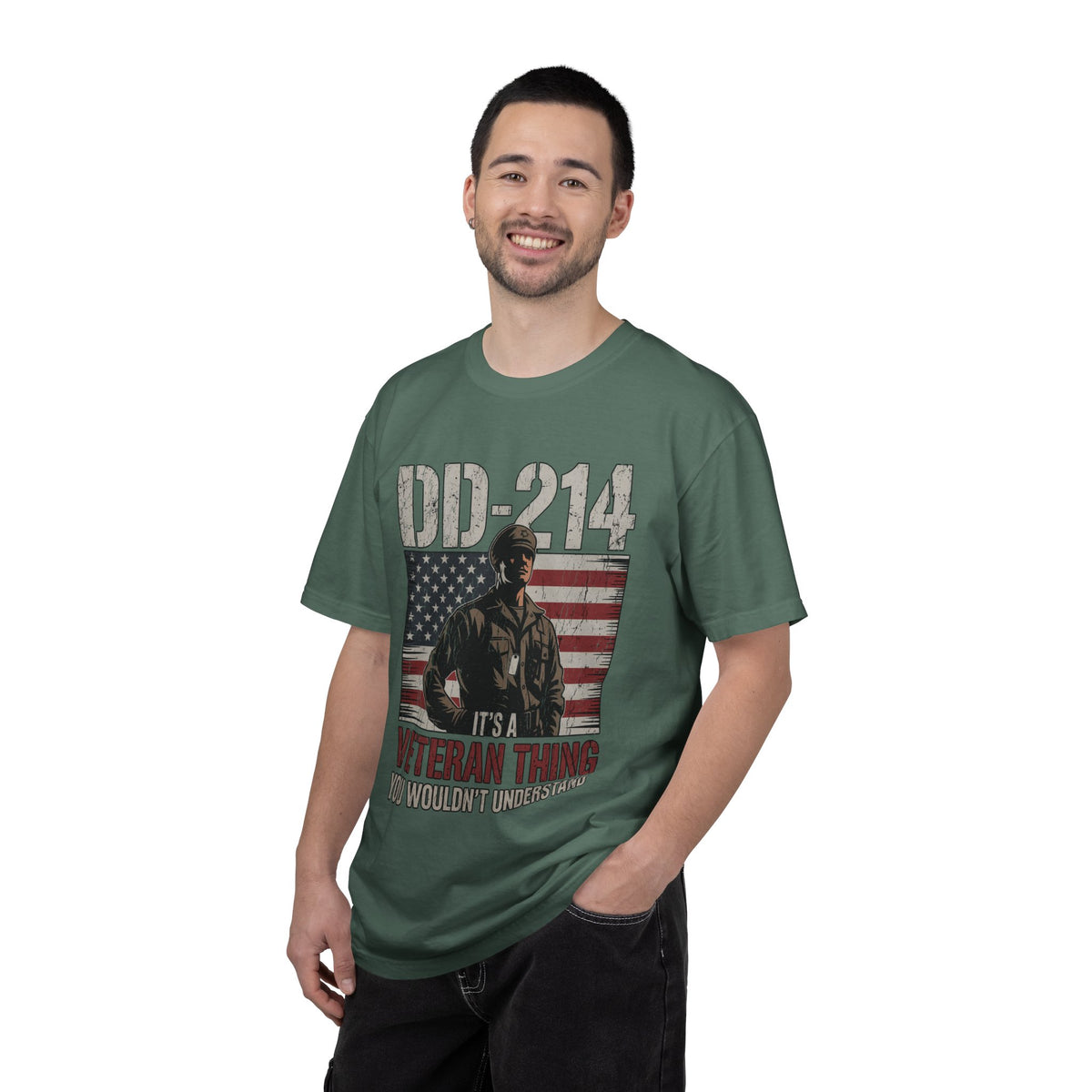 DD-214 Veteran Shirt, It's a Veteran Thing T Shirt, Military Veteran Gift, US Army Shirt, Patriotic American Flag Tee, Veteran Pride Top