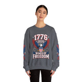 1776 Wings of Freedom Sweatshirt, Patriotic Eagle Pullover, American Flag Crewneck, USA 250th Anniversary Gift, Fourth of July Top