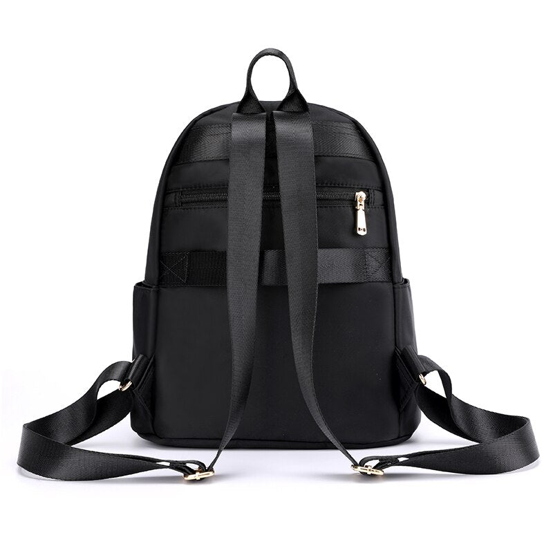 Fashion Diamond Lattice Women Backpack Durable Fabric Nylon Backpack Pretty Style Girls School Backpack Female Travel Backpack