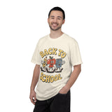 Back to School T-Shirt, Retro Apple Pencil and Book Graphic Tee, Teacher Shirt, First Day Classroom Outfit, Educator Gift, School Staff Top