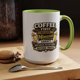 Coffee First Mimosa Later Mug, Funny Brunch Coffee Mug, Mimosa Lover Gift, Weekend Coffee Cup, Funny Drinking Humor Mug