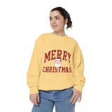 Merry Christmas Santa Sweatshirt, Vintage Holiday Crewneck, Festive Christmas Party Pullover, Retro Santa Claus Gift for Family Photos