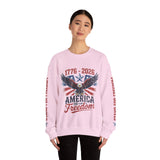 America 250 Sweatshirt 1776 2026, 250th Anniversary USA Pullover, Patriotic Eagle Top, American History Gift, July 4th Outfit