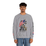 Freedom Is Not Free Sweatshirt, Patriotic Eagle Pullover, American Flag Military Style, Veterans Gift, USA Pride, Americana Clothing