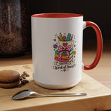 Teaching Is a Work of Heart Mug, Teacher Appreciation Coffee Cup, Thank You Gift for Educator, End of Year Classroom Keepsake for Her
