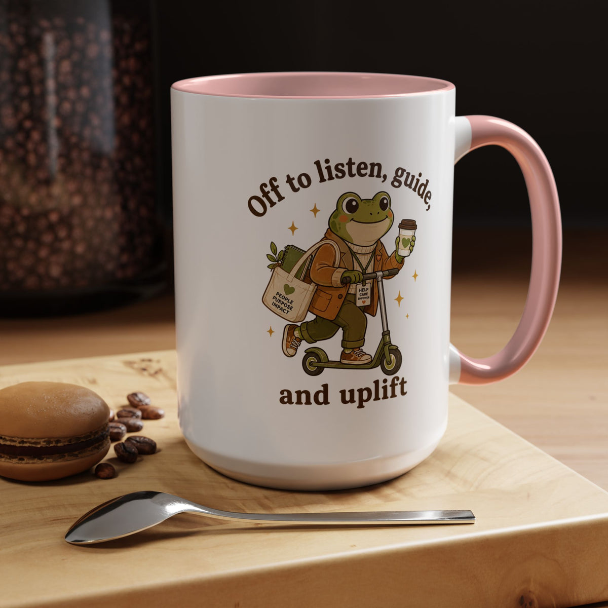 School Counselor Coffee Mug, Frog Counselor Gift, Mental Health Professional Mug, Therapist Gift, Counselor Appreciation Cup