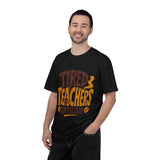 Funny Teacher Coffee Comfort Colors Shirt, Tired Teachers Coffee Club Tee, Teacher Appreciation Gift, Educator Graphic Shirt