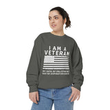 I Am a Veteran Sweatshirt, My Oath Has No Expiration Date Crewneck, Patriotic Military Gift, Veterans Day Pullover for Retired Soldier