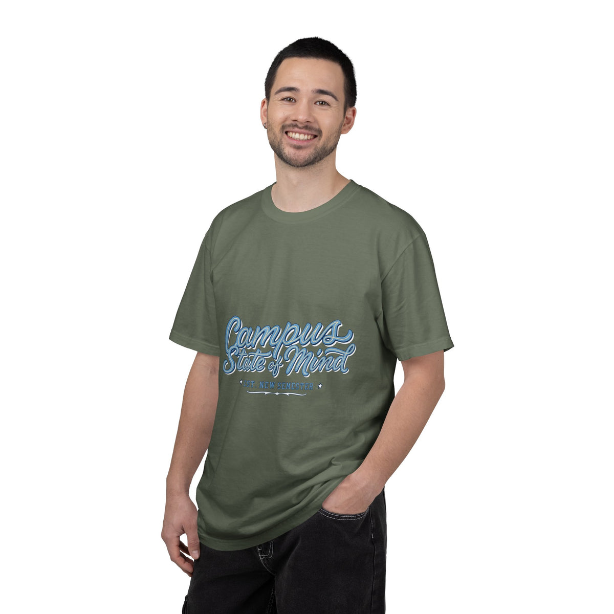 Campus State of Mind T-Shirt, New Semester College Graphic Tee, University Student Gift, Back to School Shirt, Campus Outfit, Dorm Life