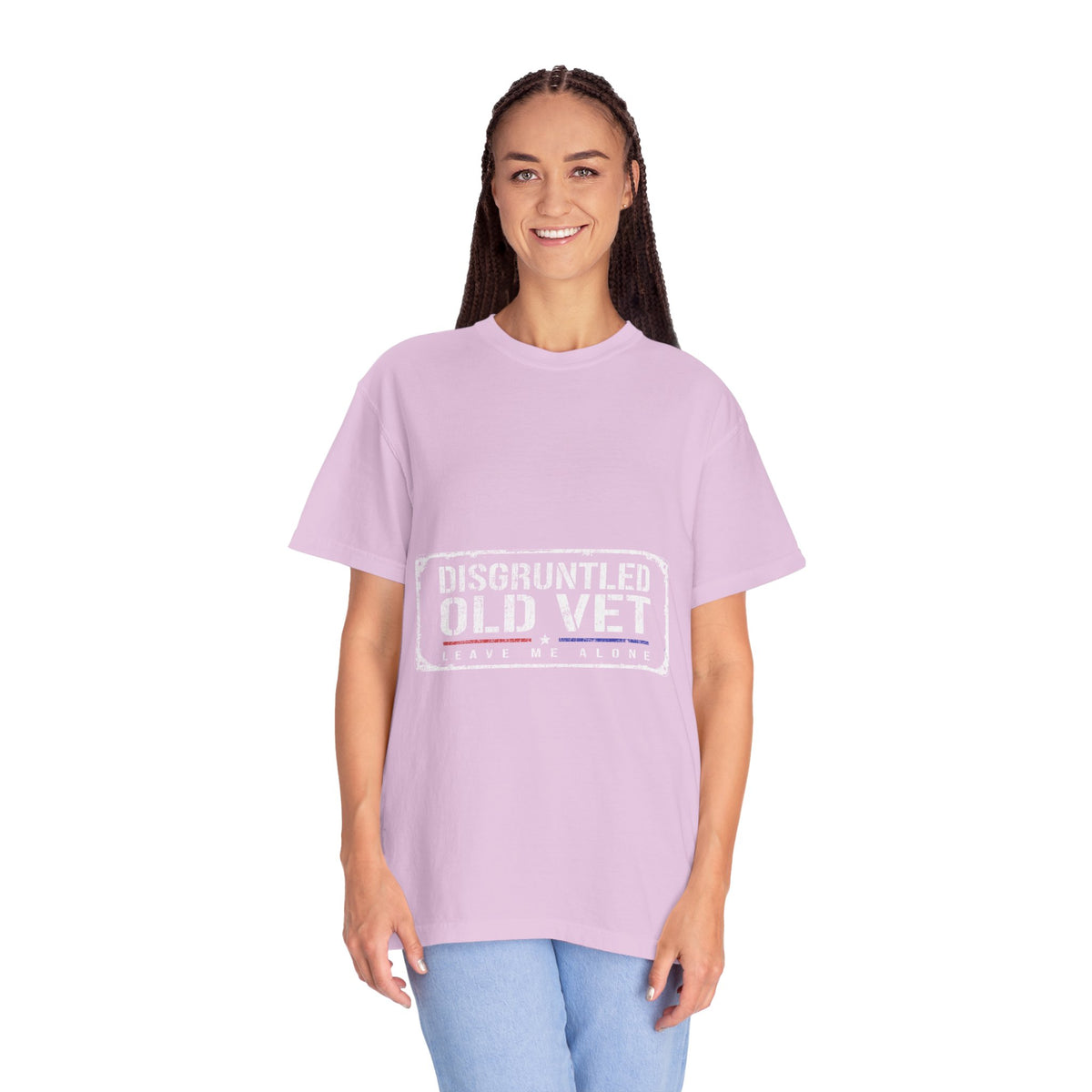 Disgruntled Old Vet Shirt, Leave Me Alone Veteran T-Shirt, Funny Military Gift for Retired Soldier, Sarcastic Veterans Day Tee for Grandpa