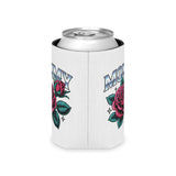 Mommy Rose Can Cooler, Pink Floral Drink Sleeve, Mother's Day Gift for Mom, Birthday Present for Mama and Floral Lovers