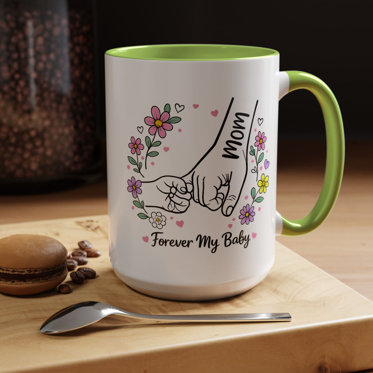 Forever My Baby Mug, Mother Daughter Gift, Son Gift From Mom, Pinky Promise Coffee Mug, Family Love Cup, Sentimental Gift