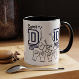 Personalized Super Dad Coffee Mug, Custom Dad Mug with Kids Names, Father's Day Gift for Dad, Dad for Life Coffee Cup, Gift from Children