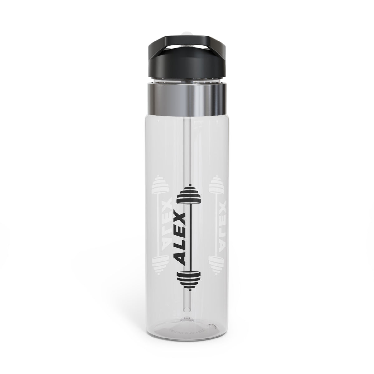 Custom Gym Water Bottle, Personalized Name Workout Bottle, Fitness Gift, Reusable Sports Drink Bottle, Birthday Gift, Hydration Bottle