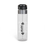 Custom Gym Water Bottle, Personalized Name Workout Bottle, Fitness Gift, Reusable Sports Drink Bottle, Birthday Gift, Hydration Bottle