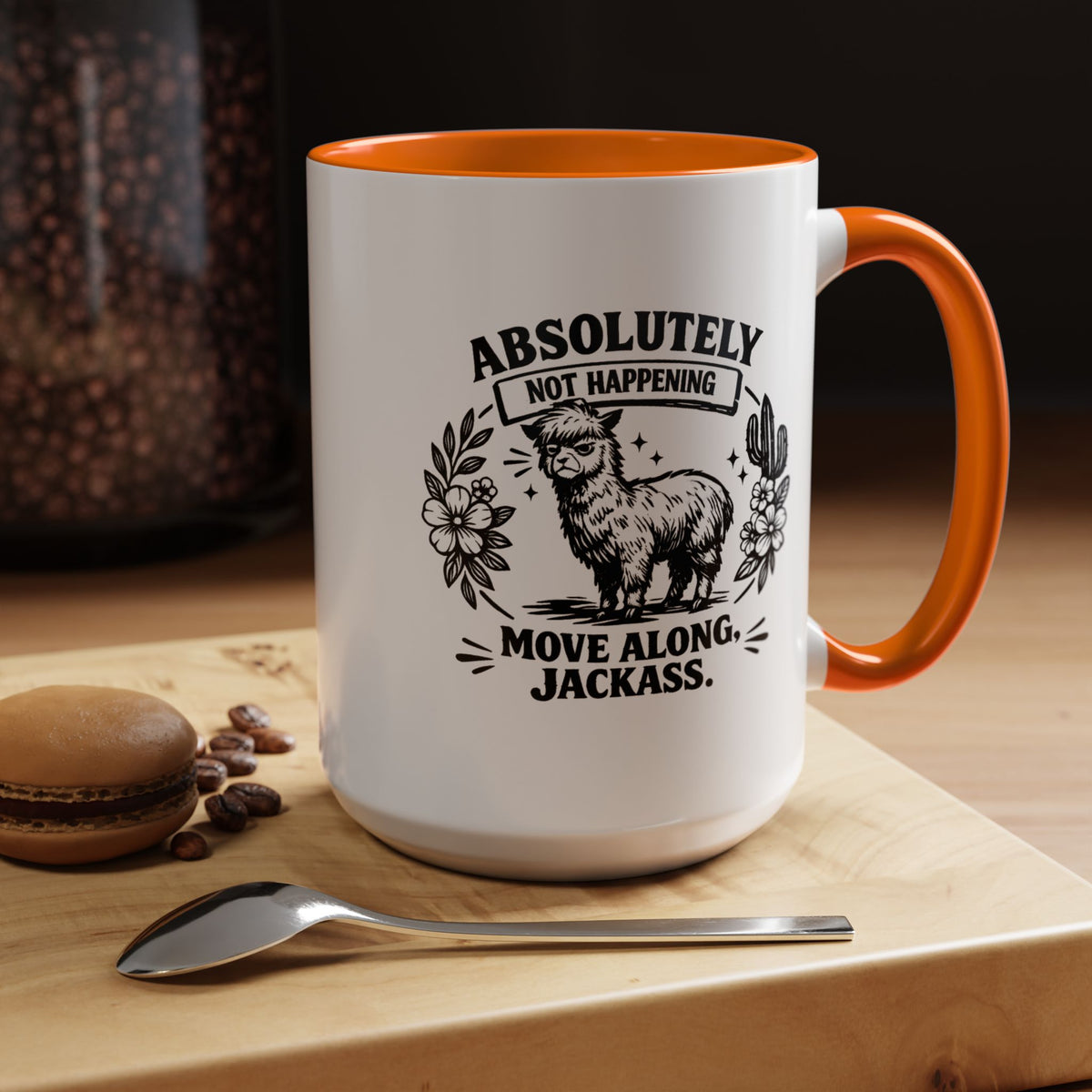 Funny Alpaca Coffee Mug, No Drama Llama Mug, Alpaca Lover Gift, Cute Sarcastic Animal Mug, Funny Coworker Coffee Cup