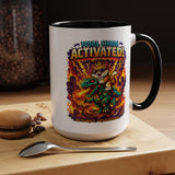 Funny Cat Mug, Chaos Cat Coffee Mug, Cat Lover Gift, Dinosaur Cat Mug, Sarcastic Cat Cup, Gamer Cat Gift, Cat Mom Present