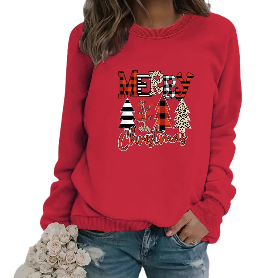 Printed pullover sweatshirt sweatshirt
