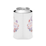 Magical Can Cooler, Create Your Own Magic Drink Sleeve, Fantasy Gift for Her, Floral Moon Can Holder, Witchy Gift, Whimsical Party Favor