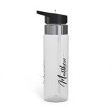 Custom Groomsman Water Bottle, Personalized Name Drink Bottle, Wedding Party Gift, Gift for Him, Reusable Sports Bottle, Birthday Present