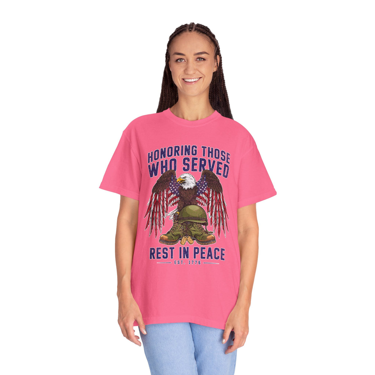 Honoring Those Who Served Shirt, Military Memorial T-Shirt, Fallen Soldier Tribute, Veteran Remembrance Gift, Patriotic Eagle Tribute Tee