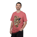 Winter Birds Graphic Shirt, Vintage Woodland T-Shirt for Bird Lovers, Festive Nature Tee, Cozy Christmas Gift for Birdwatchers and Moms