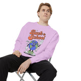 Back to School Earth Sweatshirt, Retro Globe Graphic Pullover, Teacher First Day Outfit, Student Gift, Classroom Crewneck, Educator Gift