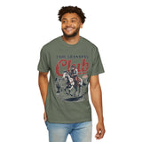 Cool Grandpas Club Shirt with Cowboy Grandpa Riding Horse, Funny Western Grandpa Tee, Rustic Grandfather Gift for Fathers Day