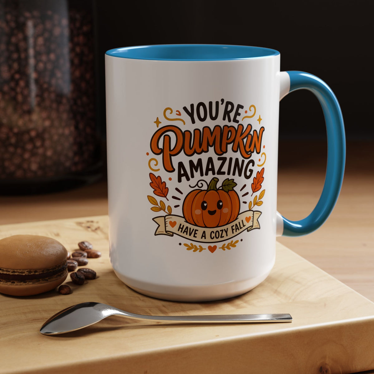 Youre Pumpkin Amazing Mug, Cute Fall Appreciation Coffee Cup, Cozy Autumn Gift for Friend, Teacher, Coworker or Pumpkin Lover
