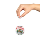 Personalized New Home Christmas Ornament, Our First Christmas Cottage with Names and Year, Housewarming Keepsake Gift for New Homeowners