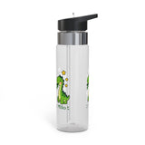 Personalized Dinosaur Water Bottle for Kids, Cute Dino Bottle for Boys, School Sports Bottle, Dinosaur Gift, Birthday Gift for Children
