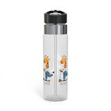 Personalized Giraffe Kids Water Bottle, Cute Safari Animal Gift, Toddler Birthday Bottle, Baby Shower Gift, Preschool School Bottle